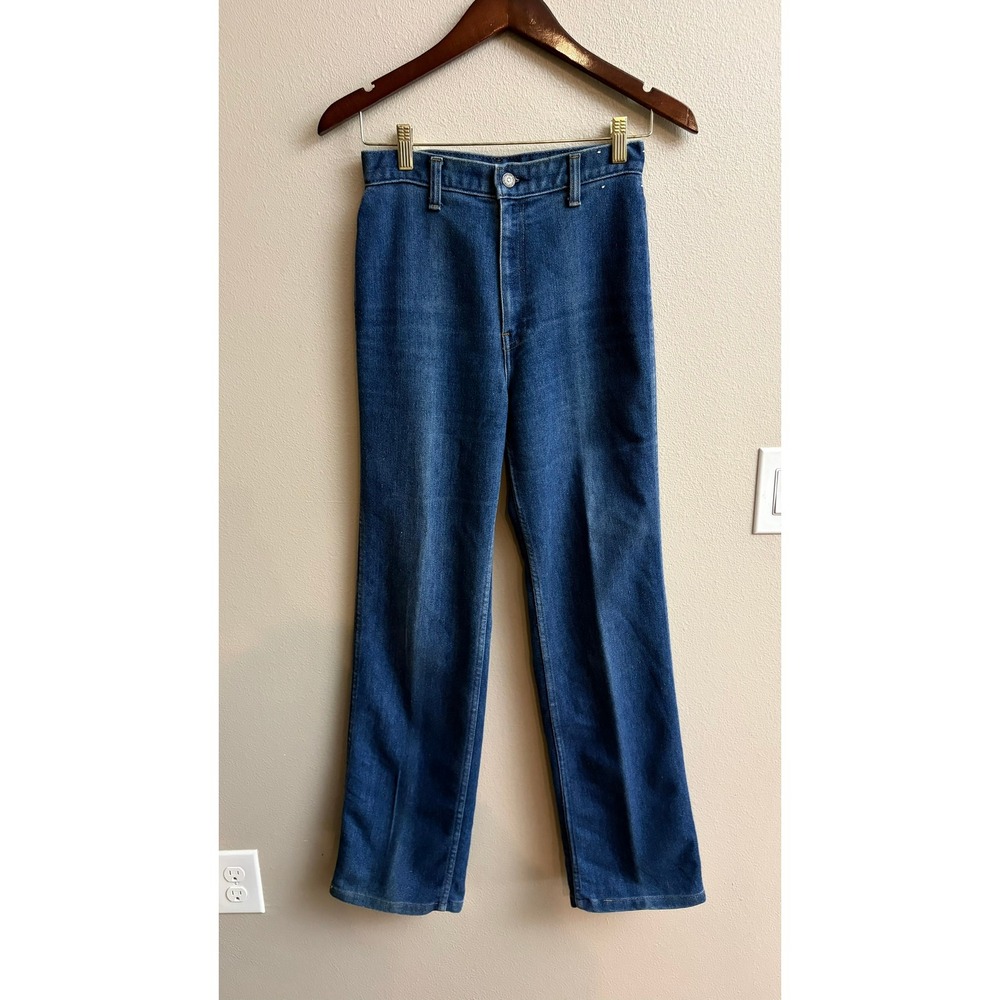 Levi's Plowboy Jeans 26 Vintage High Rise Straight Leg Blue Denim 80s‎